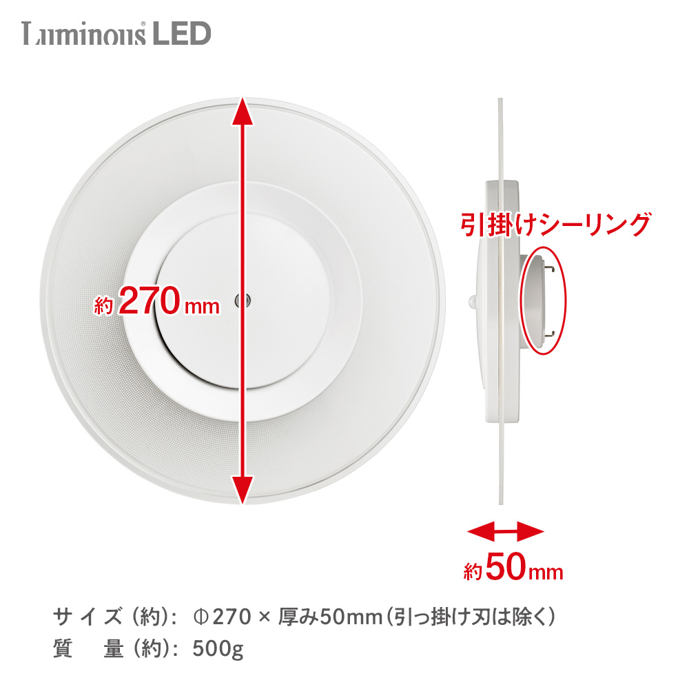 【未使用】Paneeel LEDシーリングライト 5500ルーメン Paneeel （パネール） ルミナスLED やさしい明かり 導光板