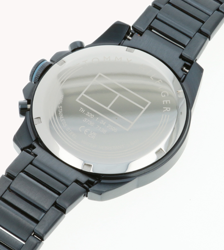 TOMMY HILFIGER 腕時計 KYLE ネイビー 1791560｜の通販はソフマップ