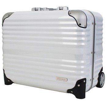 スーツケース 横型ビジネスキャリー ブレイド ホワイト