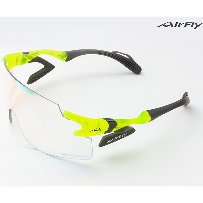 ノーズパッドレス】AirFly エアフライ AF-301 C-31BK（ネオンイエロー