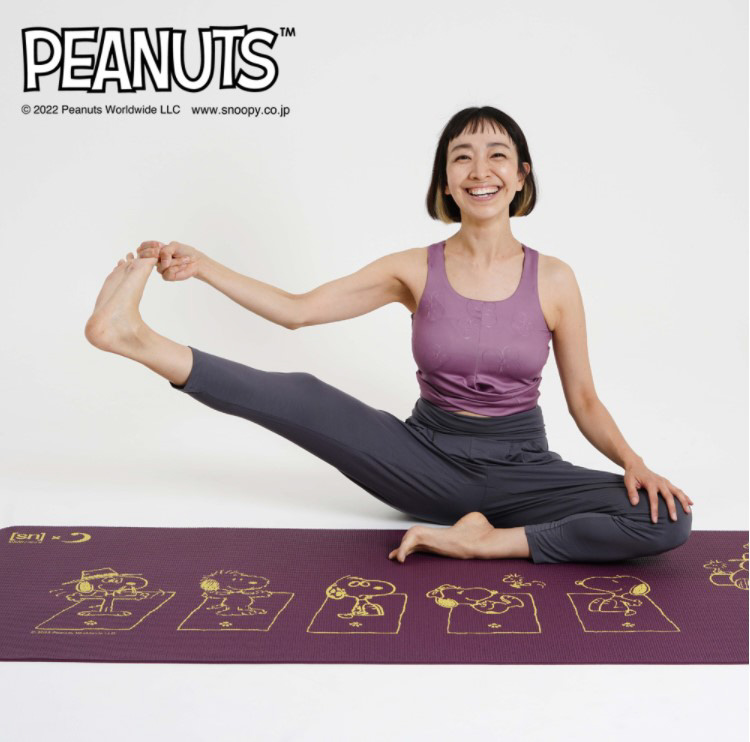ピーナッツコラボ3 ヨガマット6mm ヨガワークス ピーナッツコラボ3 ヨガマット6mm ヨガワークス