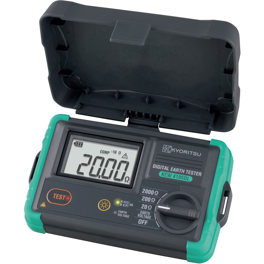 共立電気計器 KYORITSU 4105DLーH デジタル接地抵抗計(ハード 共立電気計器 KYORITSU 4105DLーH デジタル接地抵抗計(ハード
