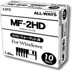 FD35-AW(フロッピーディスク MF2HD 10枚 フォーマット済み)｜の通販は ...