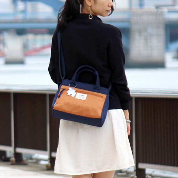ショルダーバッグ moz ZZEI-03 （ネイビーオレンジ） ZZEI-03NVOR