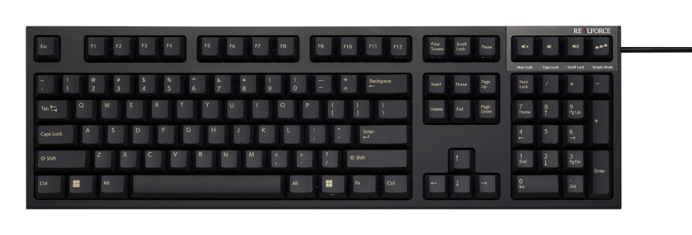 REALFORCE R3HA11 日本語配列 45g 美品 リストレスト付 静音 Amazon.co.jp: REALFORCE R3 キーボード ハイブリッド フル 45g