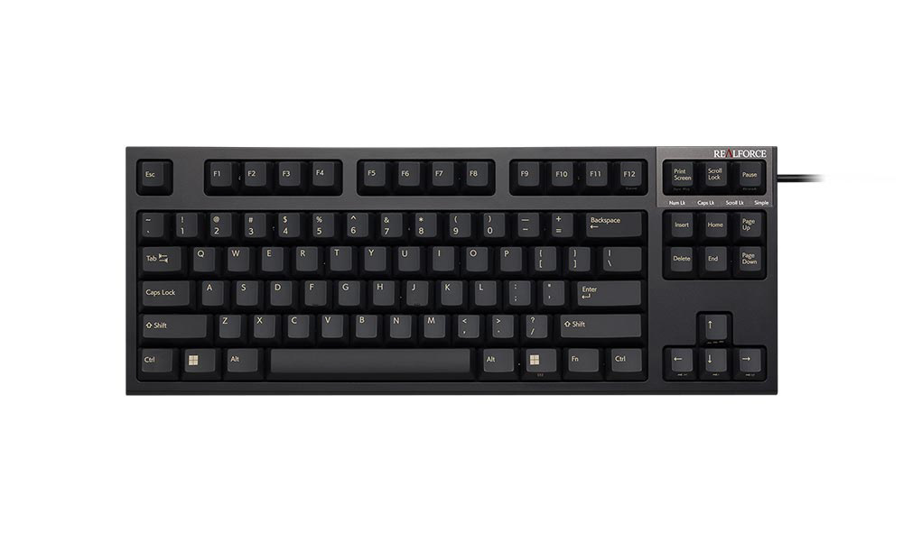 キーボード REALFORCE R3S 45g荷重/非静音・テンキーレス(英語配列