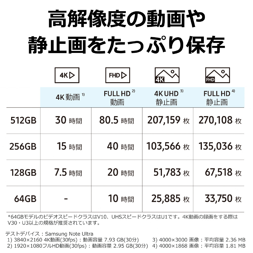 国内正規品】microSDXCカード EVO Plus 最大転送速度130MB/秒 Nintendo