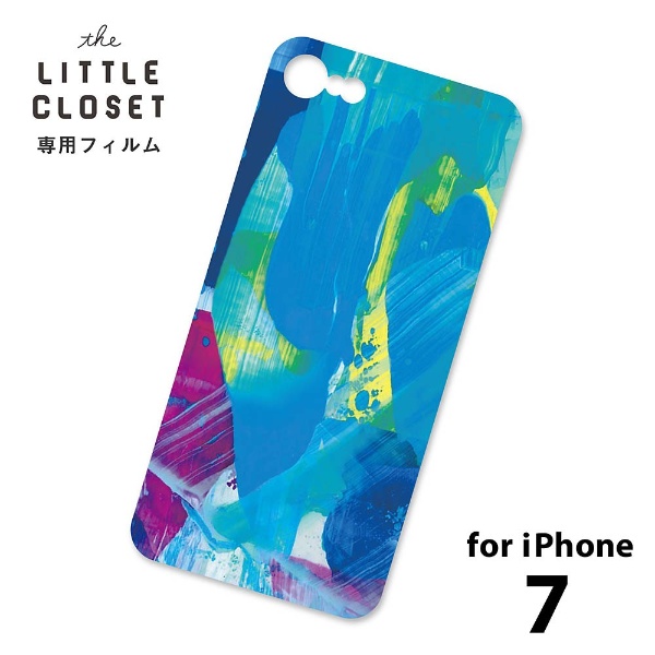 Little Closet用 Iphone 7用 着せ替えフィルム ノーマル Blue Paint Glf 12 の通販はソフマップ Sofmap
