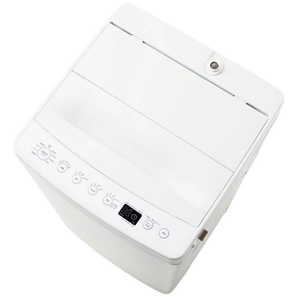 AT-WM45B-WH 全自動洗濯機 TAGlabel by amadana（アマダナ タグ レーベル） ホワイト [洗濯4.5kg /乾燥機能無  /上開き] 【ビックカメラグループオリジナル】