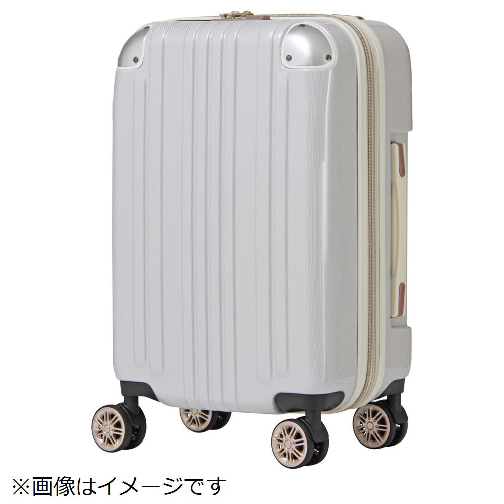 スーツケース 48L(58L) ホワイトカーボン 5122-55-WHCB ［TSAロック