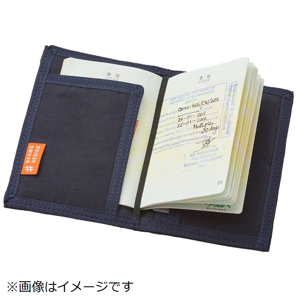 BEAMS DESIGN パスポートケース ブラック GW-BD43-009｜の通販は