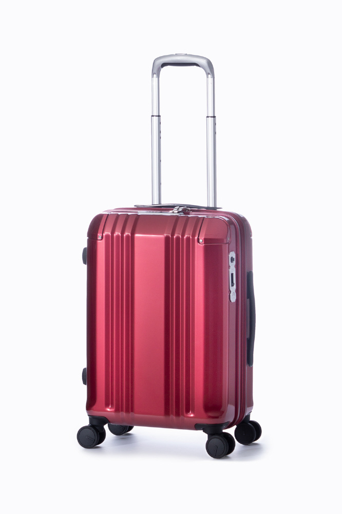 スーツケース ハードキャリー 34L(40L) デカかるEdge ワインレッド ALI