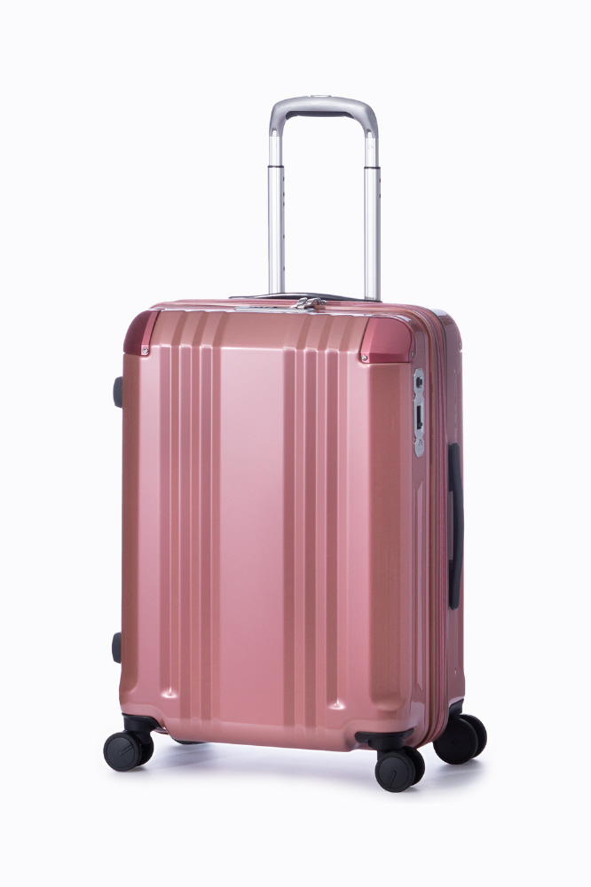 スーツケース ハードキャリー 52L(60L) デカかるEdge ピンクゴールド ALI-008-22W  ［TSAロック搭載］｜の通販はソフマップ[sofmap]