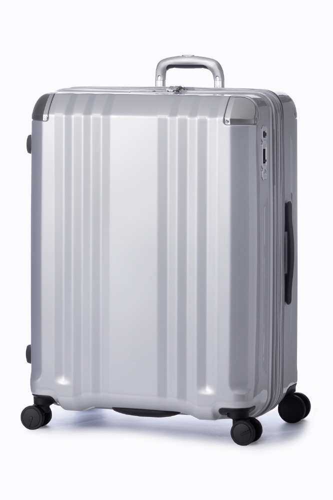 スーツケース ハードキャリー 102L(120L) デカかるEdge シルバー ALI