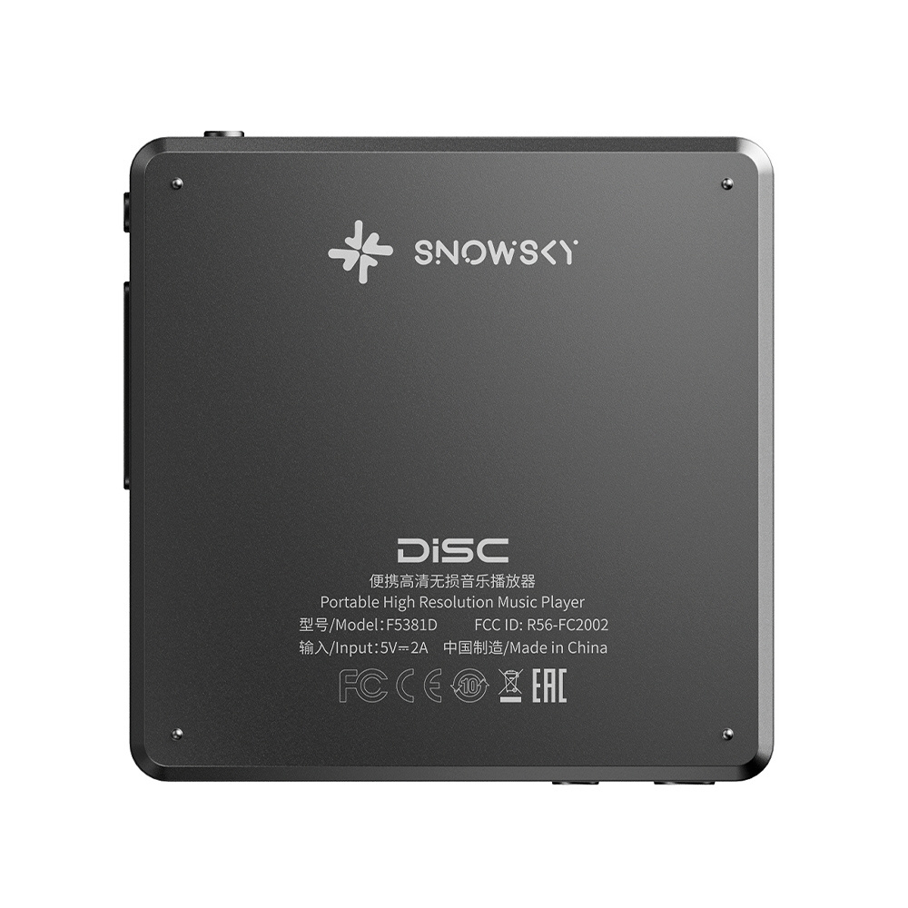 ポータブルプレーヤー SKY DISC Black ハイレゾポータブルプレーヤー Snowsky DISC Black ブラック FIO