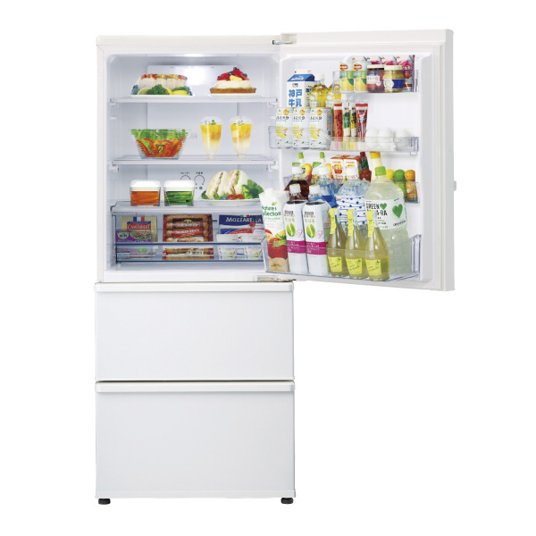 冷蔵庫 ウォームホワイト AQR-27K-W ［3ドア /右開きタイプ /272L