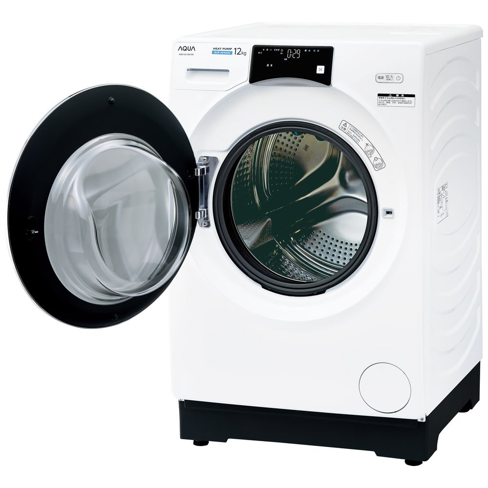 ドラム式洗濯乾燥機 ホワイト AQW-DX12M-W ［洗濯12.0kg /乾燥6.0kg /ヒートポンプ乾燥  /左開き］｜の通販はソフマップ[sofmap]