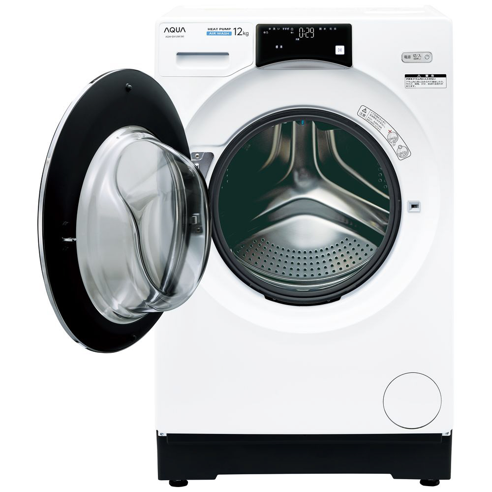 ドラム式洗濯乾燥機 ホワイト AQW-DX12M-W ［洗濯12.0kg /乾燥6.0kg /ヒートポンプ乾燥  /左開き］｜の通販はソフマップ[sofmap]