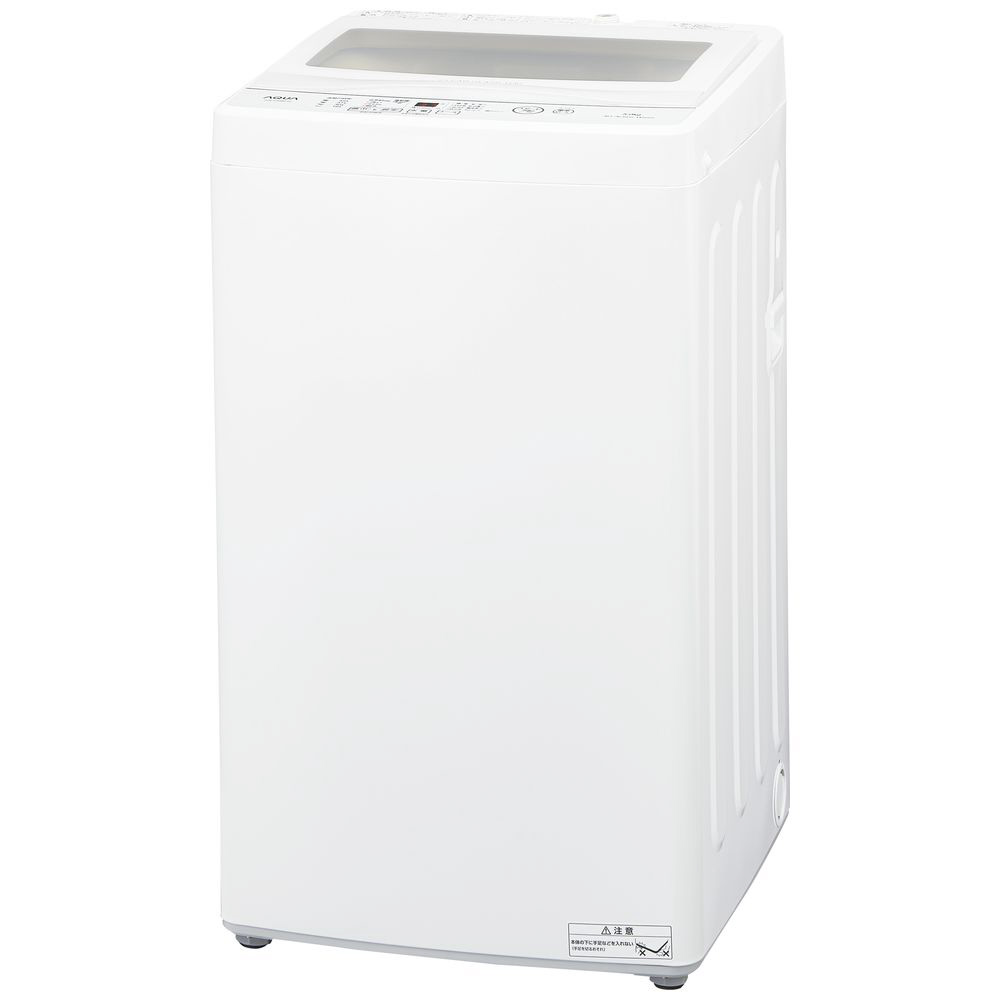 生活家電 洗濯機 全自動洗濯機 ホワイト AQW-S5MBK-W ［洗濯5.0kg /簡易乾燥(送風機能 