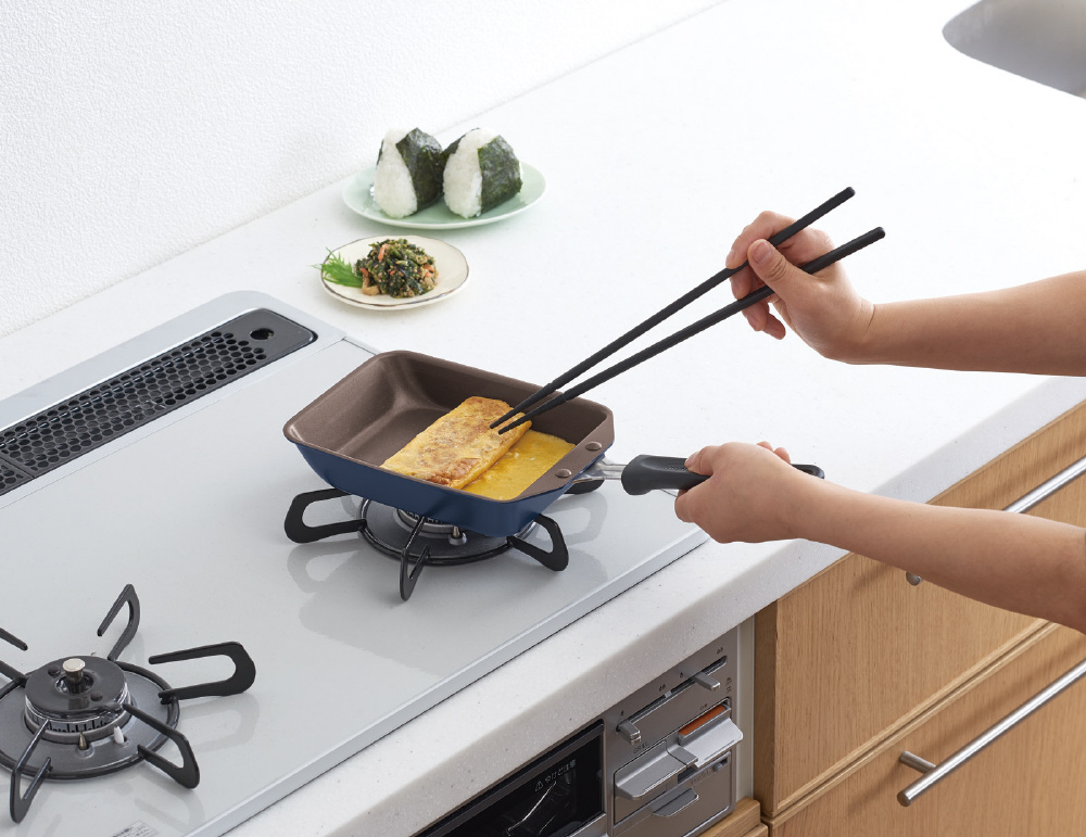 ガス火専用 デュラブルシリーズ 玉子焼きフライパン ネイビー KFI-013E