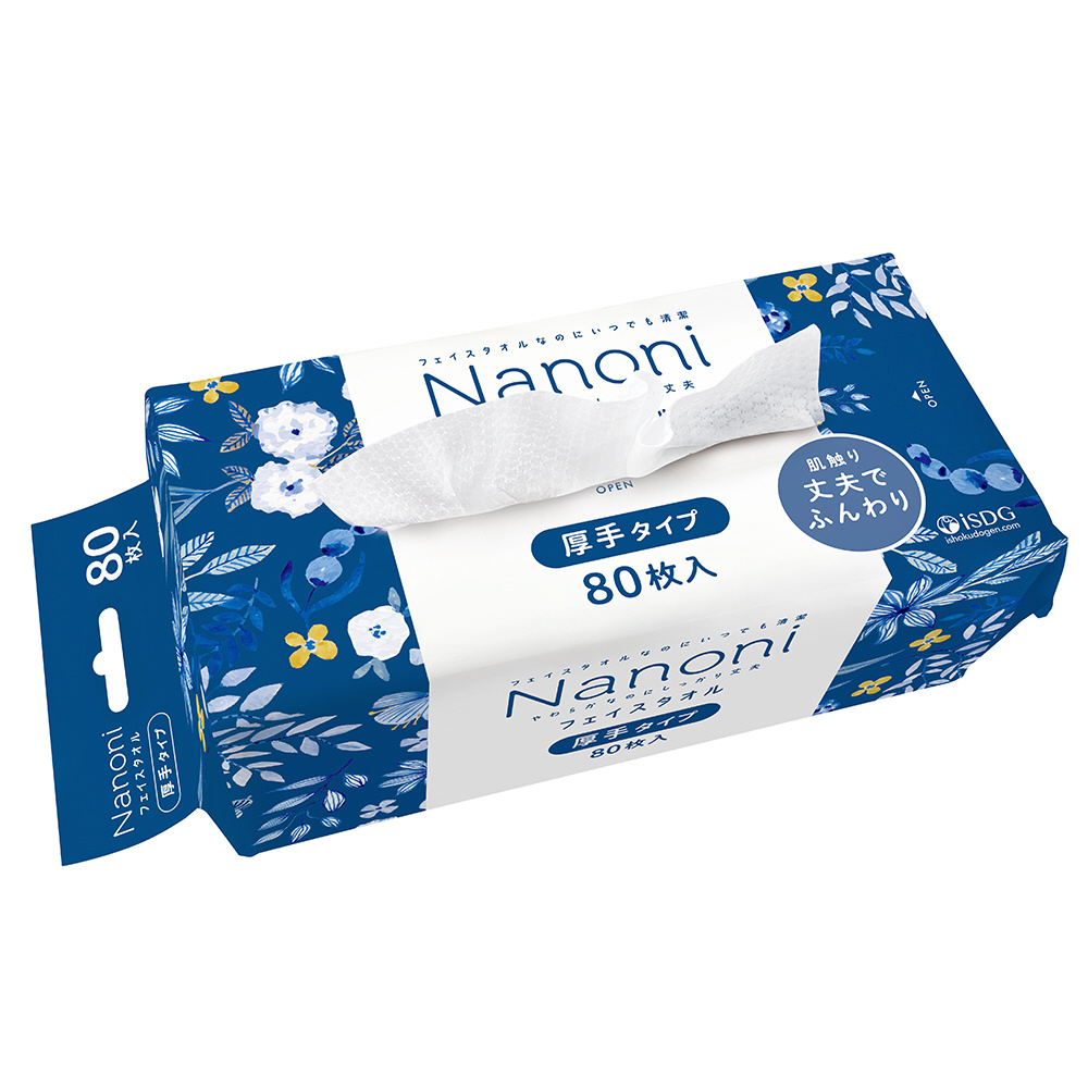 Nanoni Face towel（フェイスタオル）厚手タイプ 80枚｜の通販は