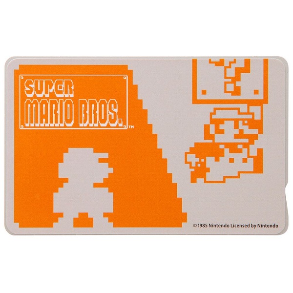 ICカード用 ICカードステッカー （スーパーマリオ・マリオ オレンジ