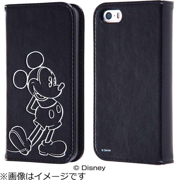 Iphone Se 第1世代 4インチ 5s 5用 ディズニー 手帳型ケース ホットスタンプ ミッキー Rt Dp11i Mk ポケット ストラップホール付 の通販はソフマップ Sofmap