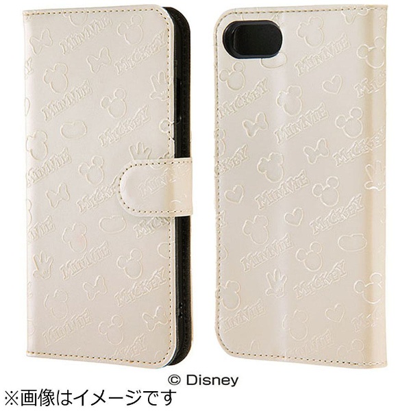 Iphone 7用 ディズニー 手帳型ケース エナメル ホワイト Rt Dp12b W Iphone7ケースの通販はソフマップ Sofmap