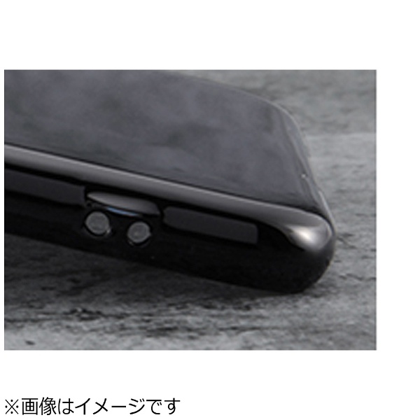 iPhone 7 Plus用 ハードケース グラデーション ブラック／レッド RT