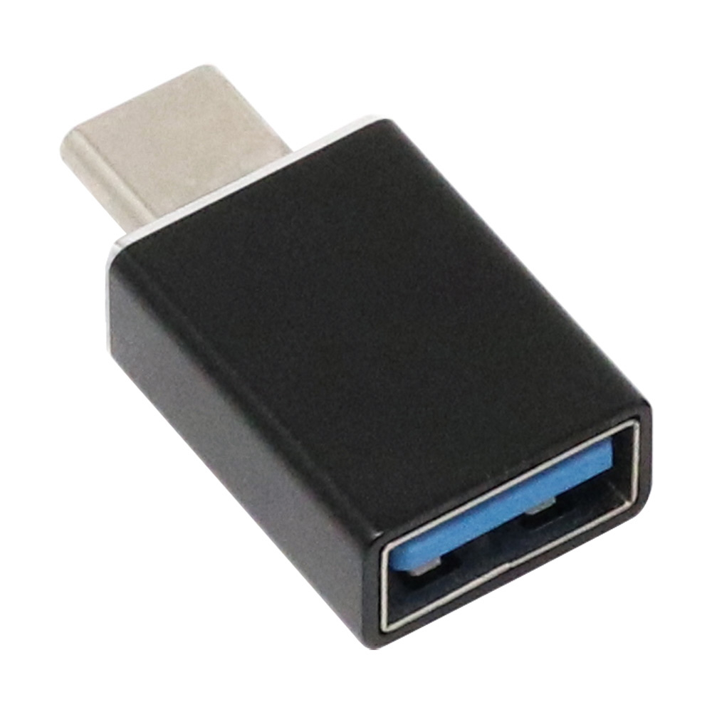USB-Cオス to USB-Aメス 変換アダプタ USB3.2 Gen2 miwakura 美和蔵 充電 データ転送 10Gbps 小型 軽量 メタル筐体 ダークグレー MCA-CTAFG2-G ◆メ