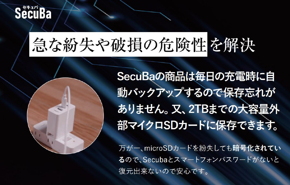 SECUBA HiCharger Pro Type-C×2ポート Type-A×1ポート ホワイト LG