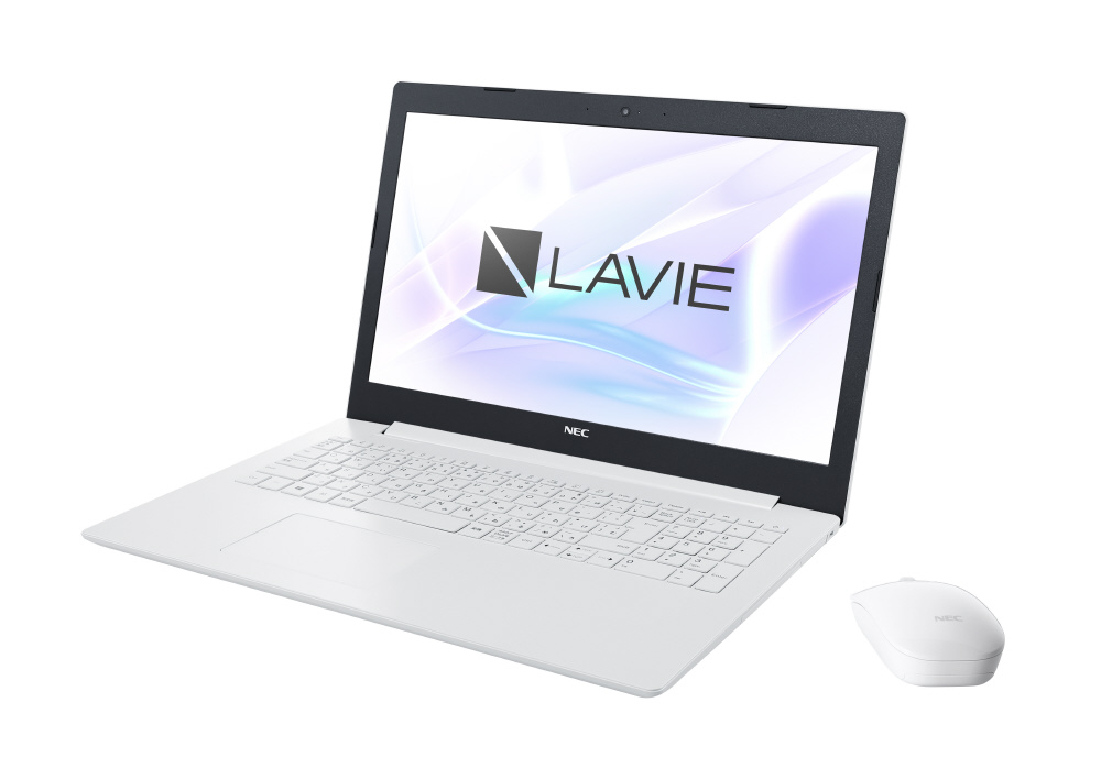 【在庫限り】 ノートパソコン LAVIE Note Standard（NS700/MAシリーズ） カームホワイト PC-NS700MAW ［15.6型  /Windows10 Home /intel Core i7 /Office HomeandBusiness /メモリ：8GB /HDD：1TB