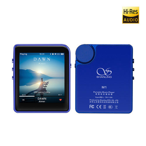 SHANLING M1s デジタルオーディオプレーヤー ES9038Q2M 音プレーヤー Bluetooth5.0 ミニ音ウォークマン Hi-Fi Shanling M1s デジタルオーディオプレーヤー シルバー