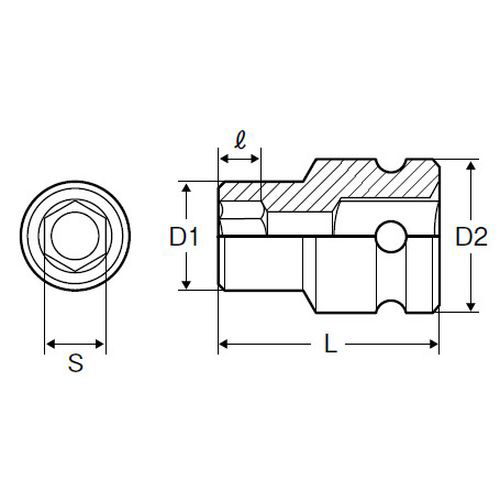 P6 1 3 8 3 4インチインパクトレンチ用ソケット 1 3 8インチ P613 8 自動車整備工具の通販はソフマップ Sofmap