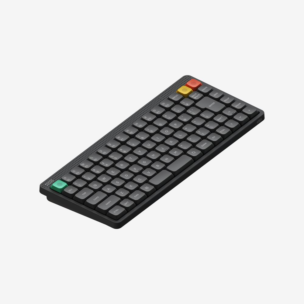 キーボード Node75 Low Ink Grey Brown nano キーボード Node75 - Low-profile(Brown nano軸) インクグレー n75ngbj