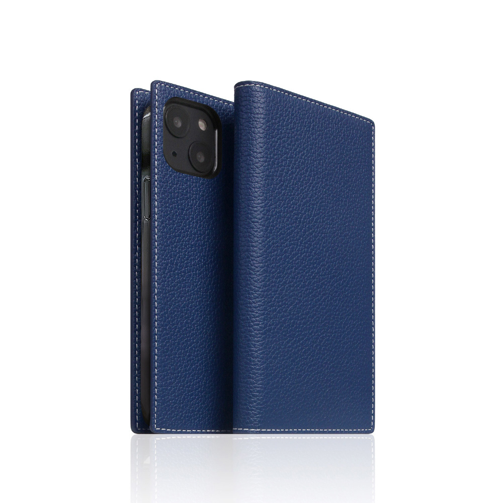 Full Grain Leather Case for iPhone 13 mini ネイビーブルー｜の通販 