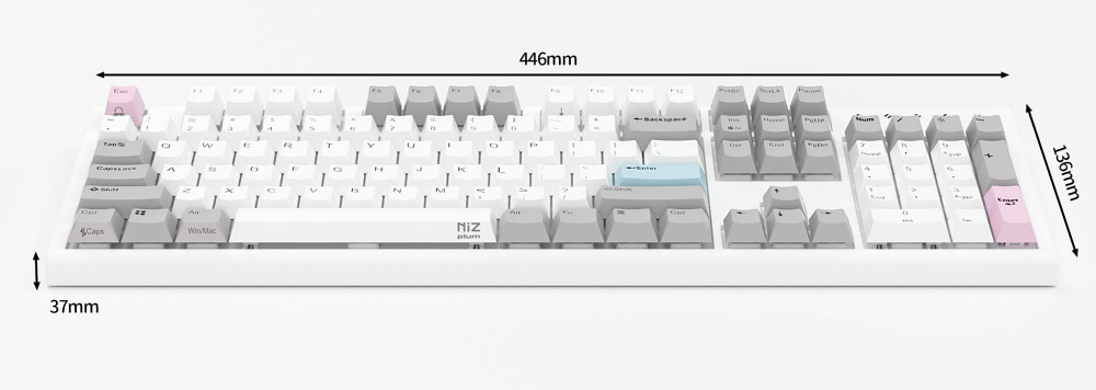 キーボード S104(英語配列) ホワイト S104EC(S) / 35gf ［有線