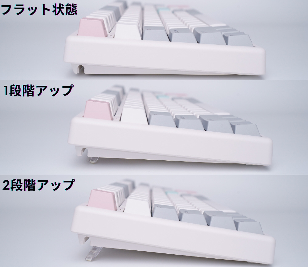 キーボード Mini 84 Pro(英語配列) ホワイト X84EC(S)Ble/35gf ［有線