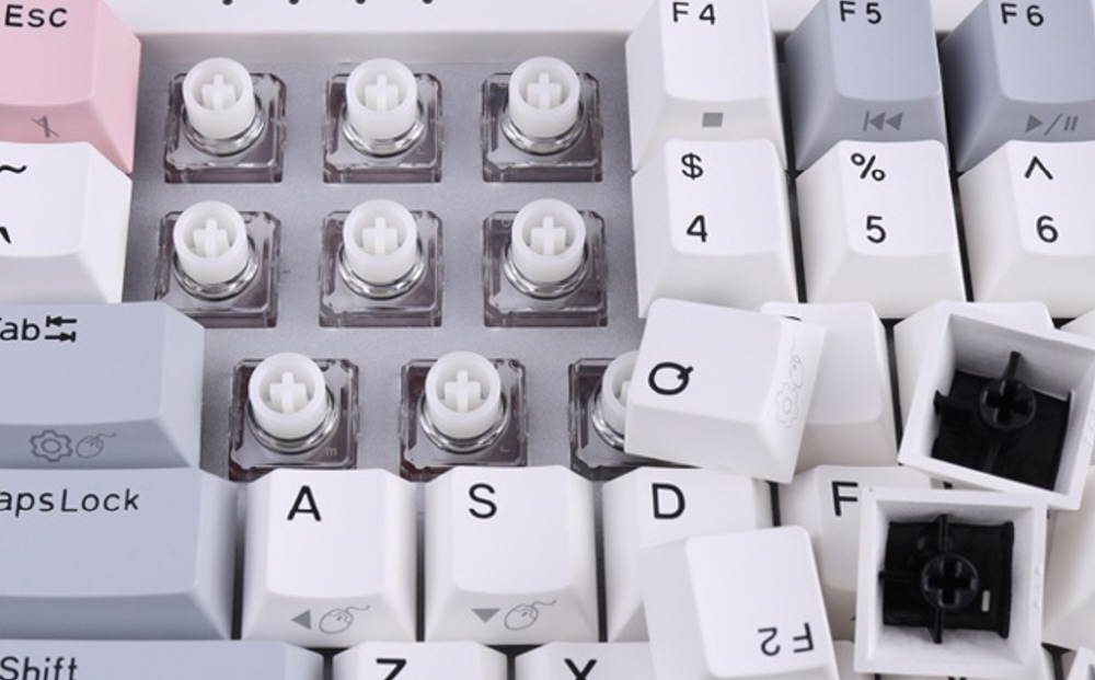 【美品】NiZキーボード Mini84EC(S)/35gf NIZ キーボード Mini84(英語配列) ［有線 /USB］ ホワイト Mini X84EC