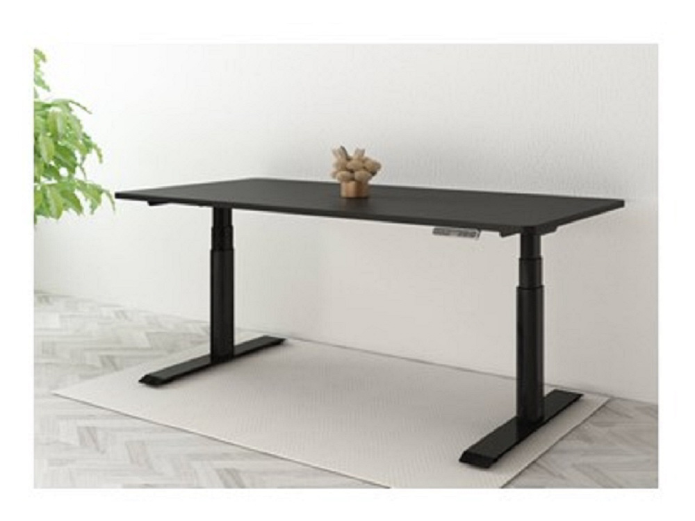電動昇降式デスク [W1200xD600xH25＋600～1250mm] E8(天板：ブラック