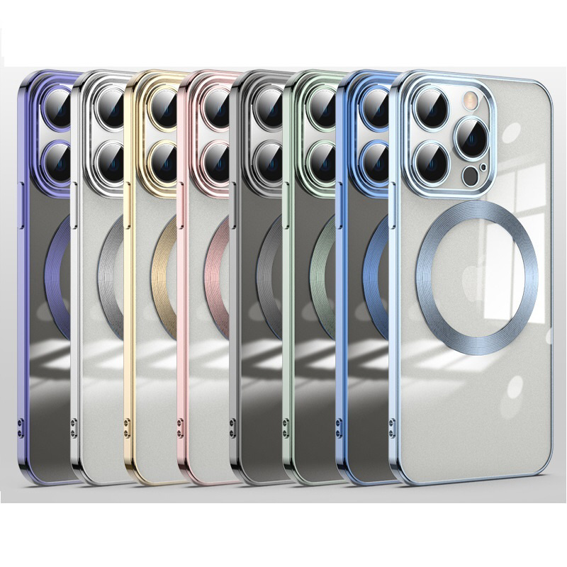 iPhone 16 Pro Max MagSafe対応 クリアケース パープル RM-16NPM-MGPP