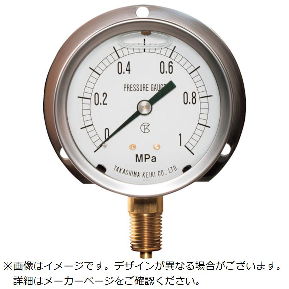 右下 スター (圧力計)(A枠立型・φ100) 圧力レンジ0.0〜1.00MPa <br>S