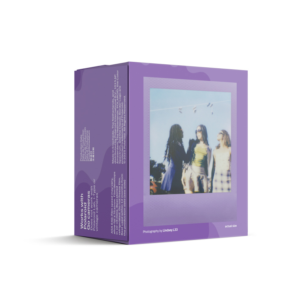 Polaroid Go Color Film Purple Haze Frame Double Pack Purple