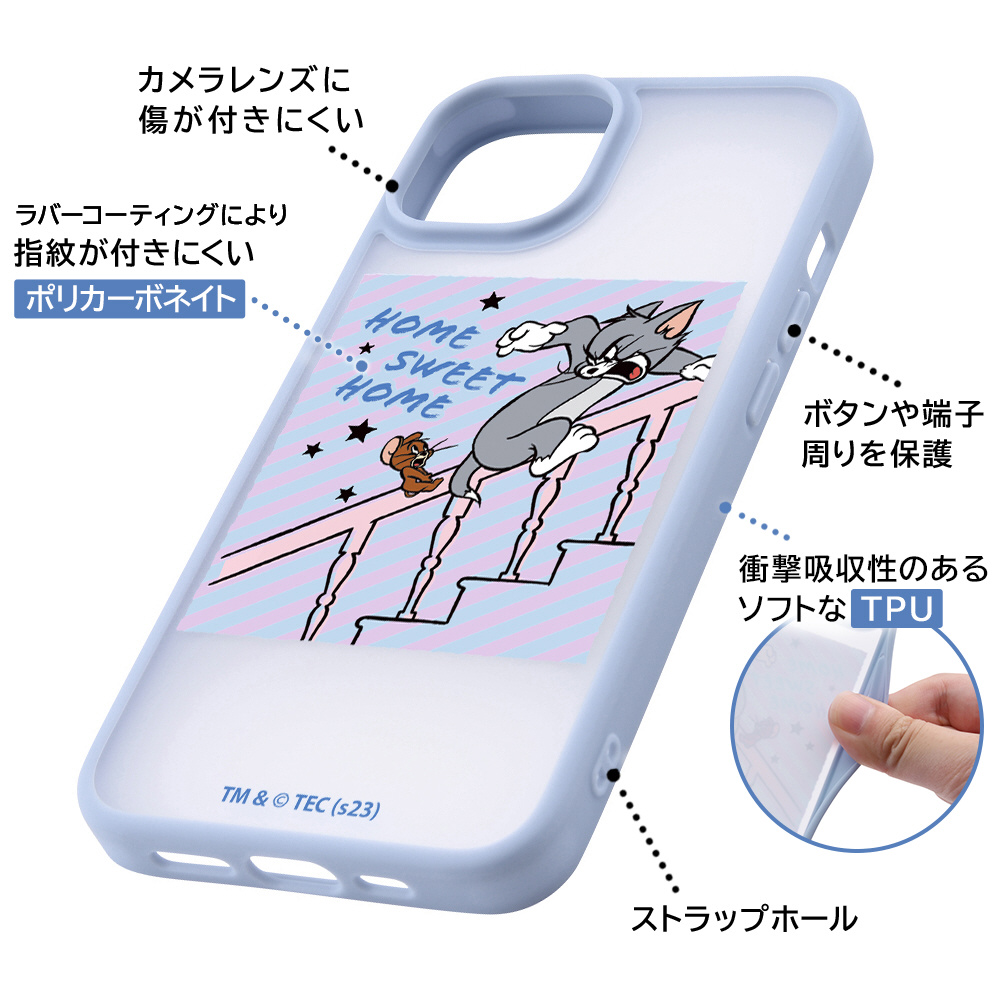 iPhone 14 / 13 / 『トムとジェリー』/マットハイブリッドケース SHEER