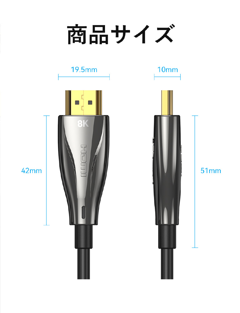 3m 業務用 HDMIケーブル AL-1550 ［3m /HDMI⇔HDMI /スタンダード