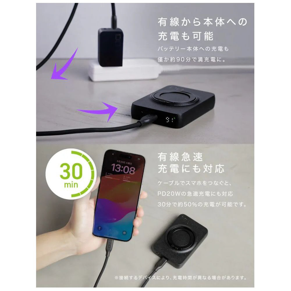 美品 フェラガモ USB ワイヤレスチャージャー レザー ブラック Salvatore Ferragamo ワイヤレス充電器