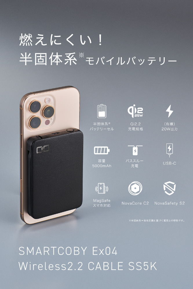 SMARTCOBY Ex04 Wireless2.2 CABLE SS5K ブラック Special Edition Set