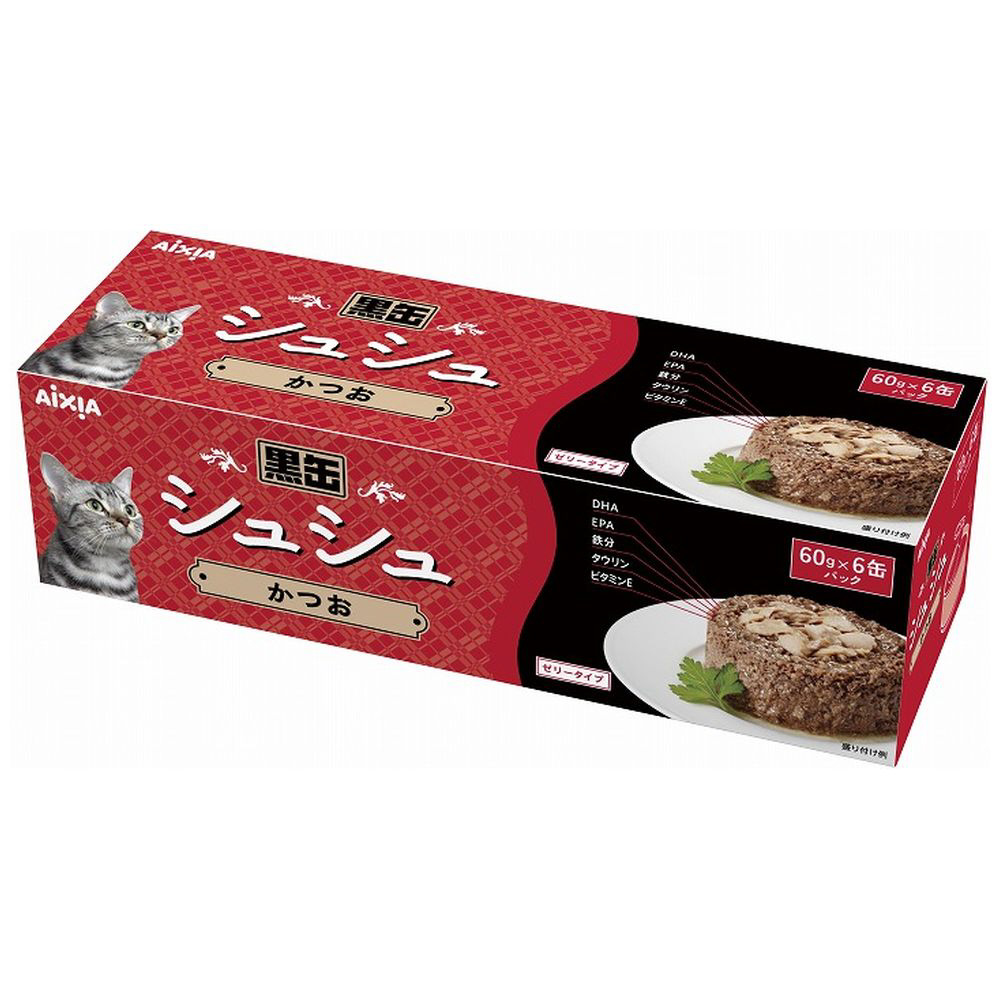 黒缶シュシュ6P かつお 60g×6｜の通販はソフマップ[sofmap]