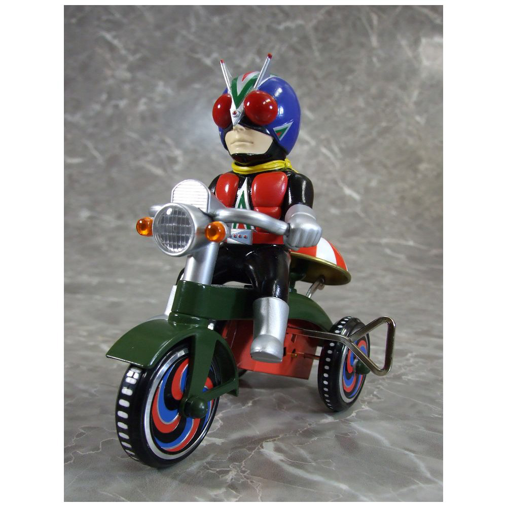 塗装済みゼンマイ式三輪車フィギュア EX三輪車 仮面ライダーV3