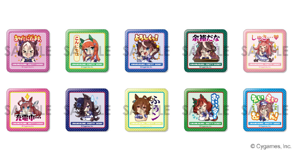 ウマ娘缶バッジ】ウマ娘 プリティーダービー CAN BADGE 缶バッジ